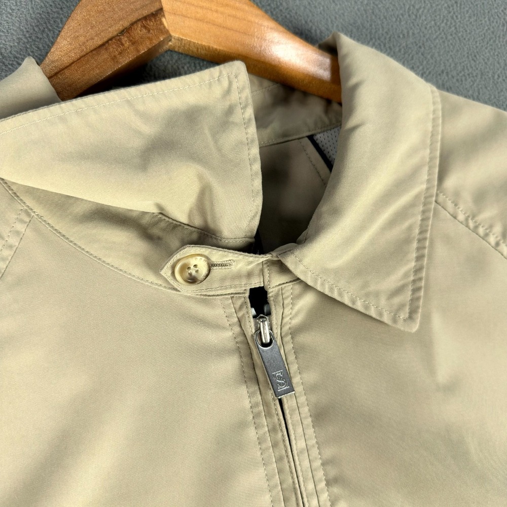 Zegna Sport Jacket Mens 2XL Beige Bi Swing Zip Quiet Luxury Minimalist Luxe - Picture 10 of 16